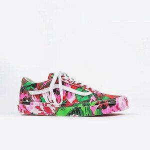 KENZO X VANS VAULT OG OLD SKOOL LX SneakersFloral Red / True White 5.5 NWT Rare